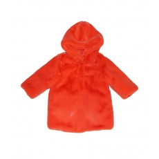 ECO FUR COAT (ORANGE) - 60% 할인