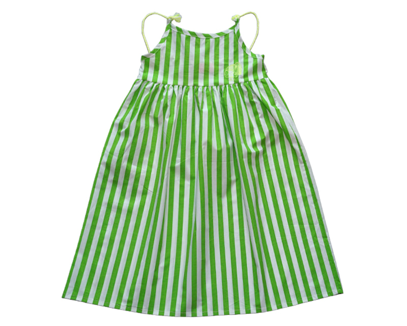 TASSEL STRIPE DRESS (GREEN) - 50% 할인