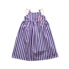 TASSEL STRIPE DRESS (PURPLE)