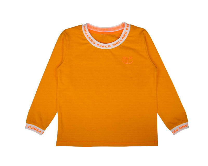 BASIC LOGO T-SHIRT (ORANGE) - 50% 할인