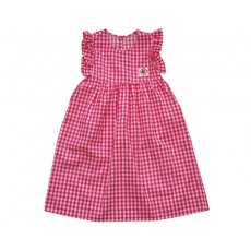 GINGHAM CHECK DRESS(PINK)