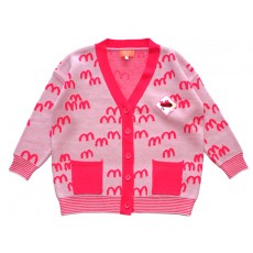 MM KNIT CARDIGAN (PINK) - 30% 할인