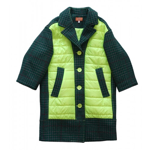 UNIQUE PATCHED PADDING COAT (D/GREEN) - 30% 할인