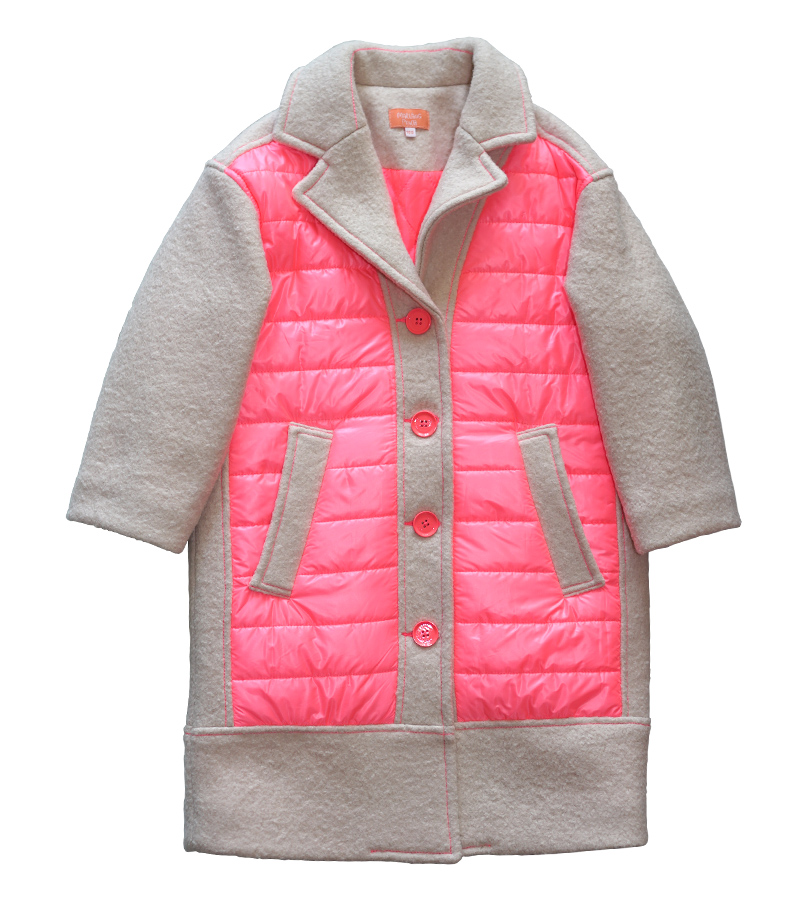 UNIQUE PATCHED PADDING COAT (PINK) - 30% 할인